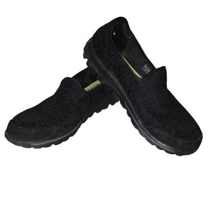 Sketchers Womens GO Walk Zebra Print Walking Shoes